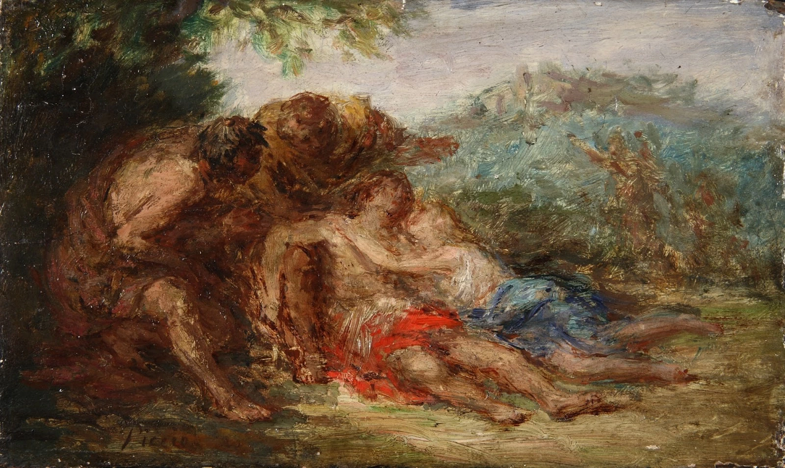 Giovanni Carnovali - La morte di Aminta